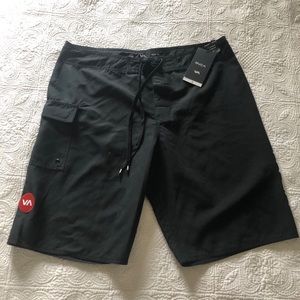 RVCA Men’s Boardshorts Size 34W Black